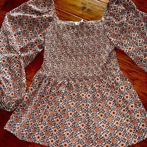 Hayden Los Angeles smocked blouse